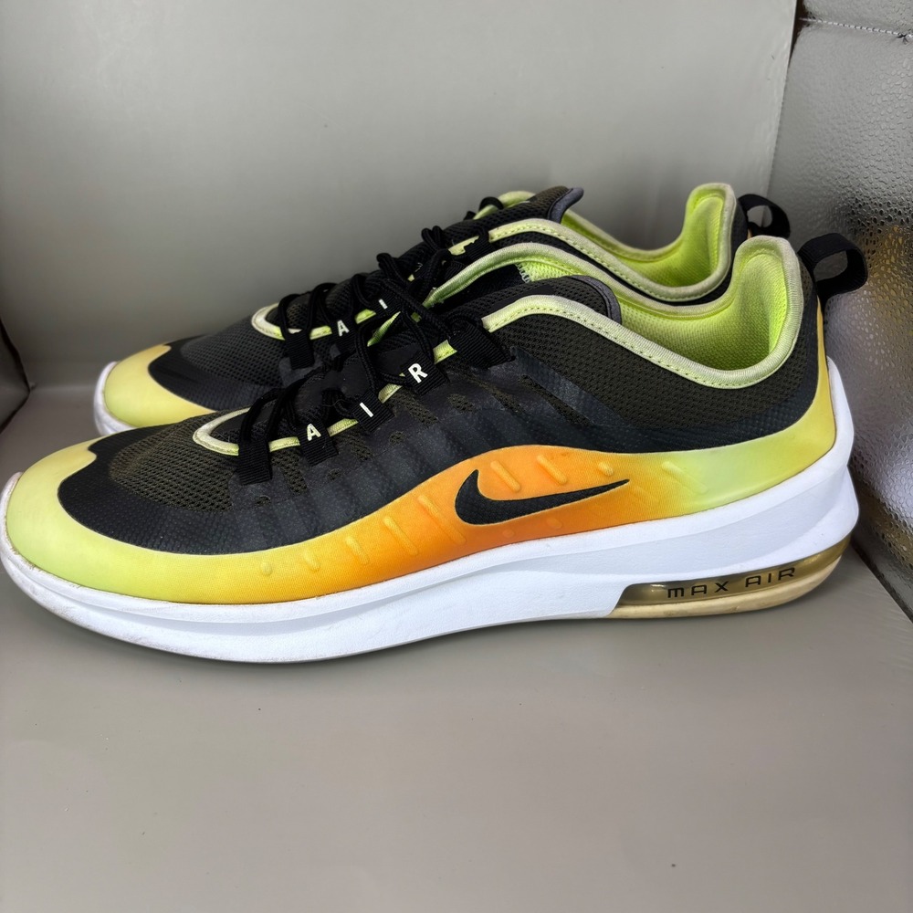 Nike Air Max Axis Mens Black Volt Orange Running Shoes AA2148-006 Size 12 - Picture 3 of 7